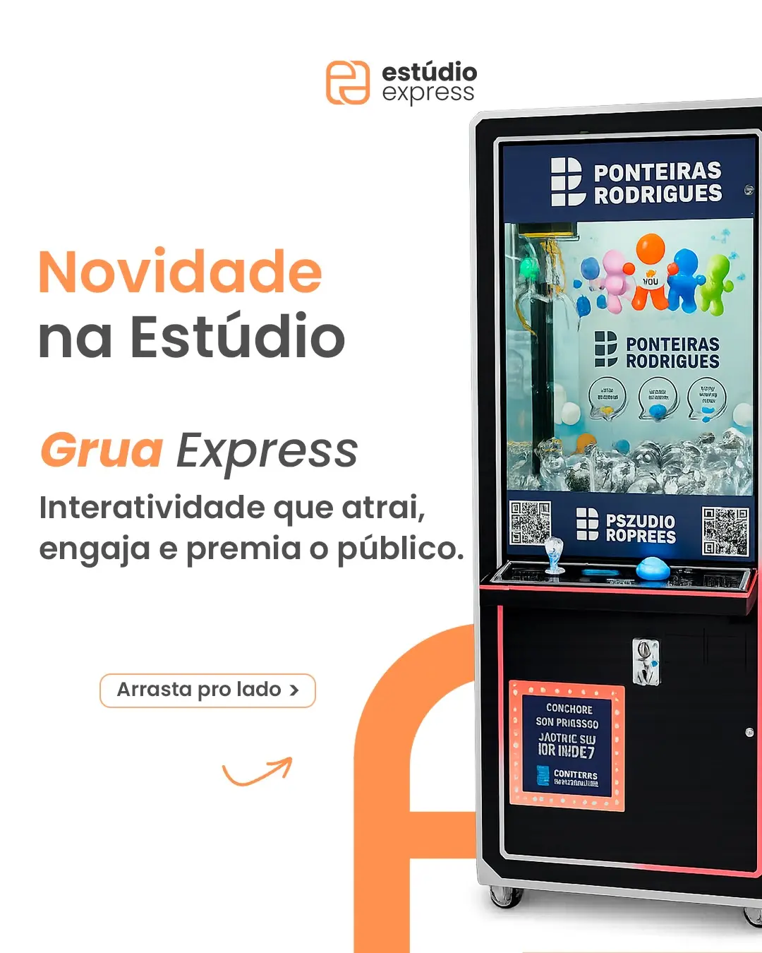 Grua Express: A Ativação Interativa que Transforma Seu Evento!