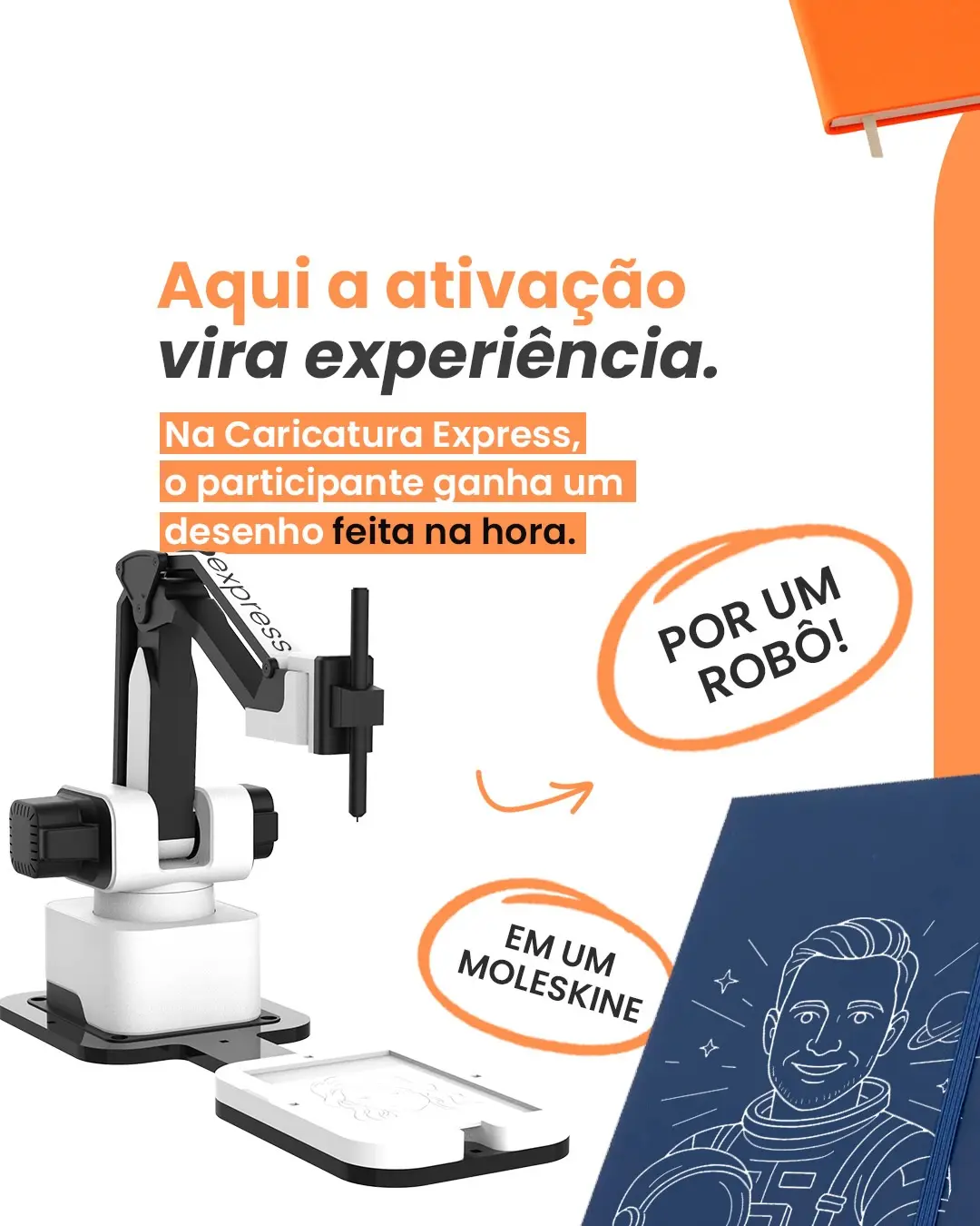 Brinde com Experiência: Transforme Seu Evento com a Caricatura Express