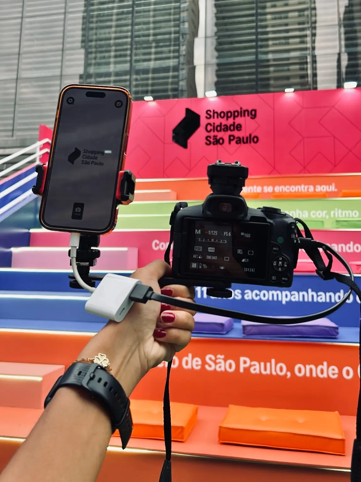 Shopping Cidade São Paulo se transforma em cenário fotográfico com Estúdio Express