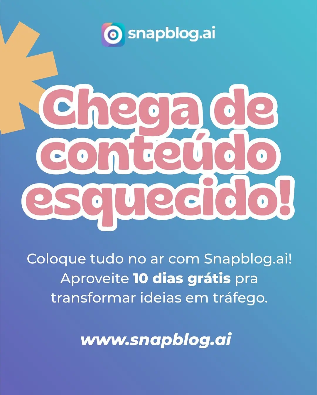 Transforme Seu Conteúdo do Instagram em Tráfego Real com Snapblog.ai