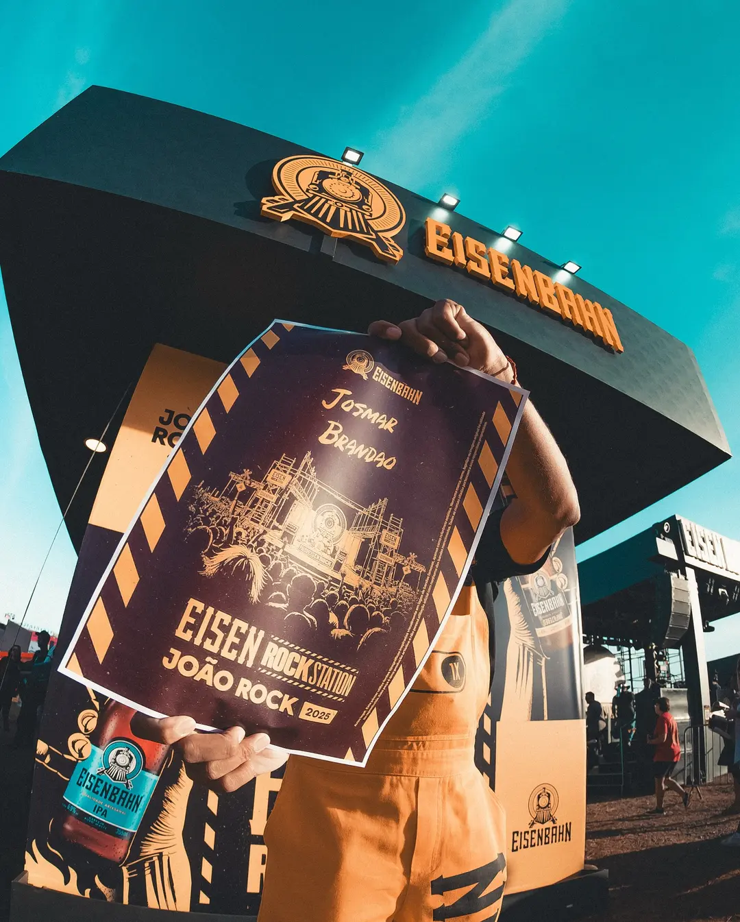 ThinkPrintBrasil Agita o João Rock 2025 com Lambe Lambes Exclusivos na EisenRockStation!