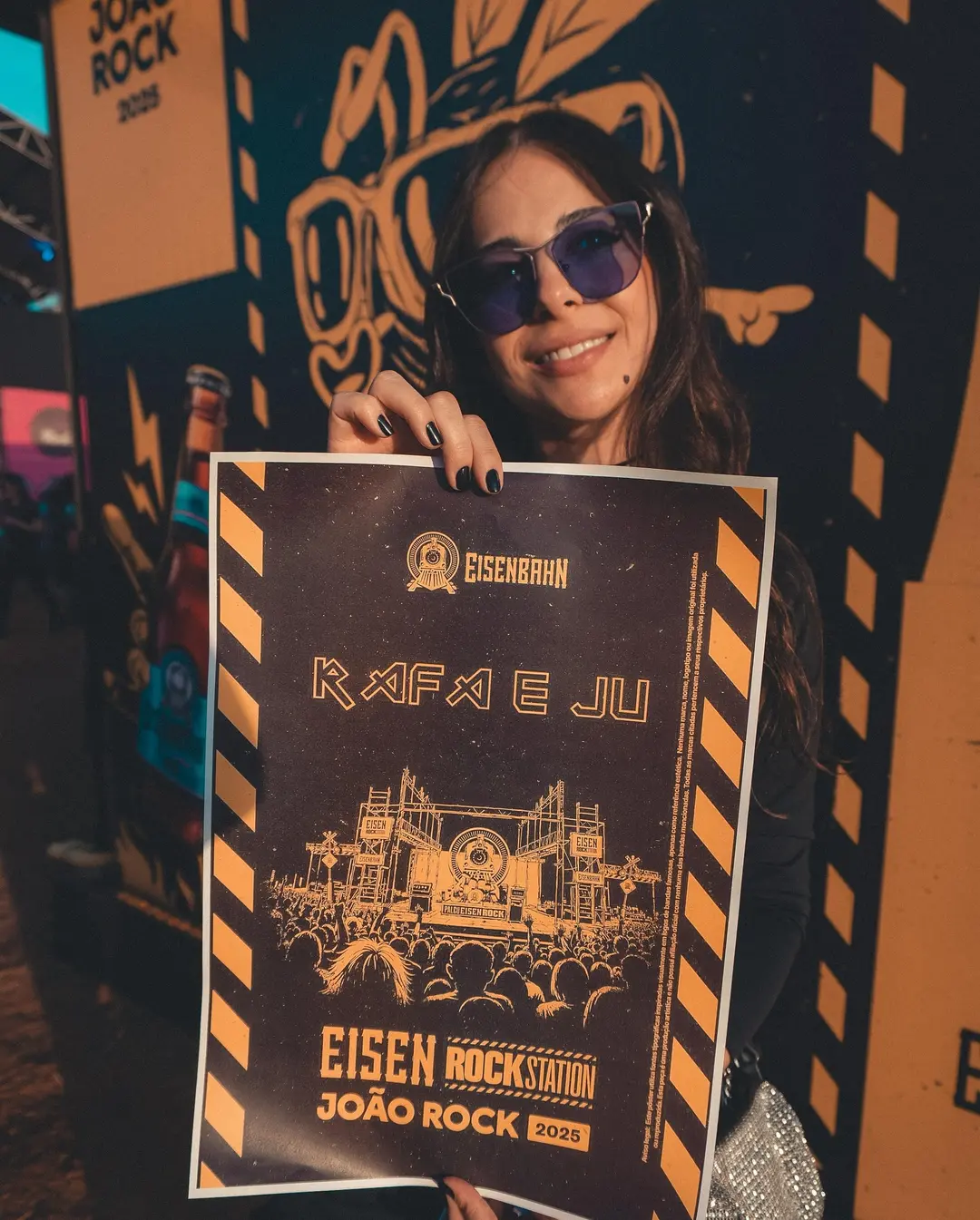 ThinkPrintBrasil Agita o João Rock 2025 com Lambe Lambes Exclusivos na EisenRockStation! - Image
