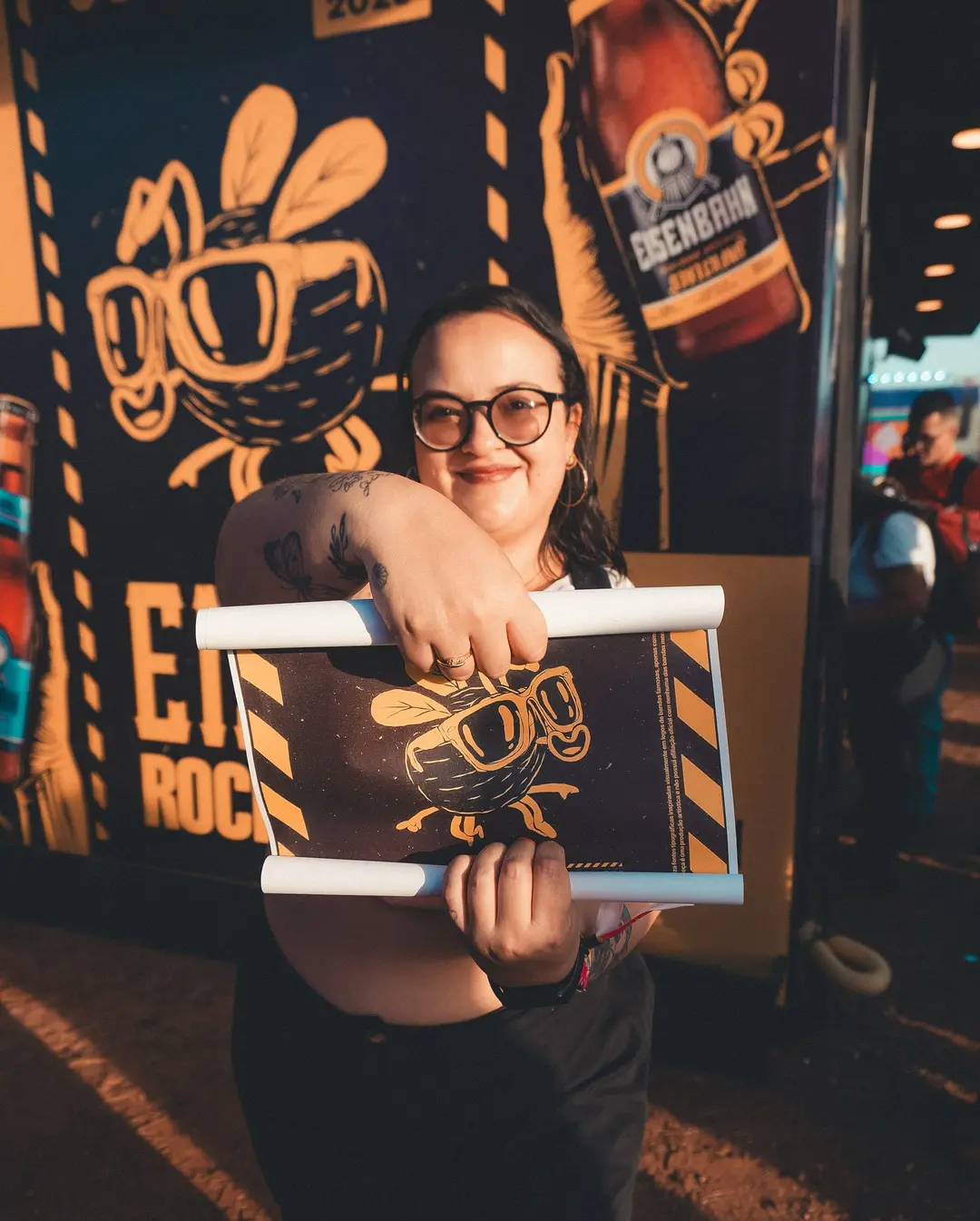 ThinkPrintBrasil Agita o João Rock 2025 com Lambe Lambes Exclusivos na EisenRockStation! - Image