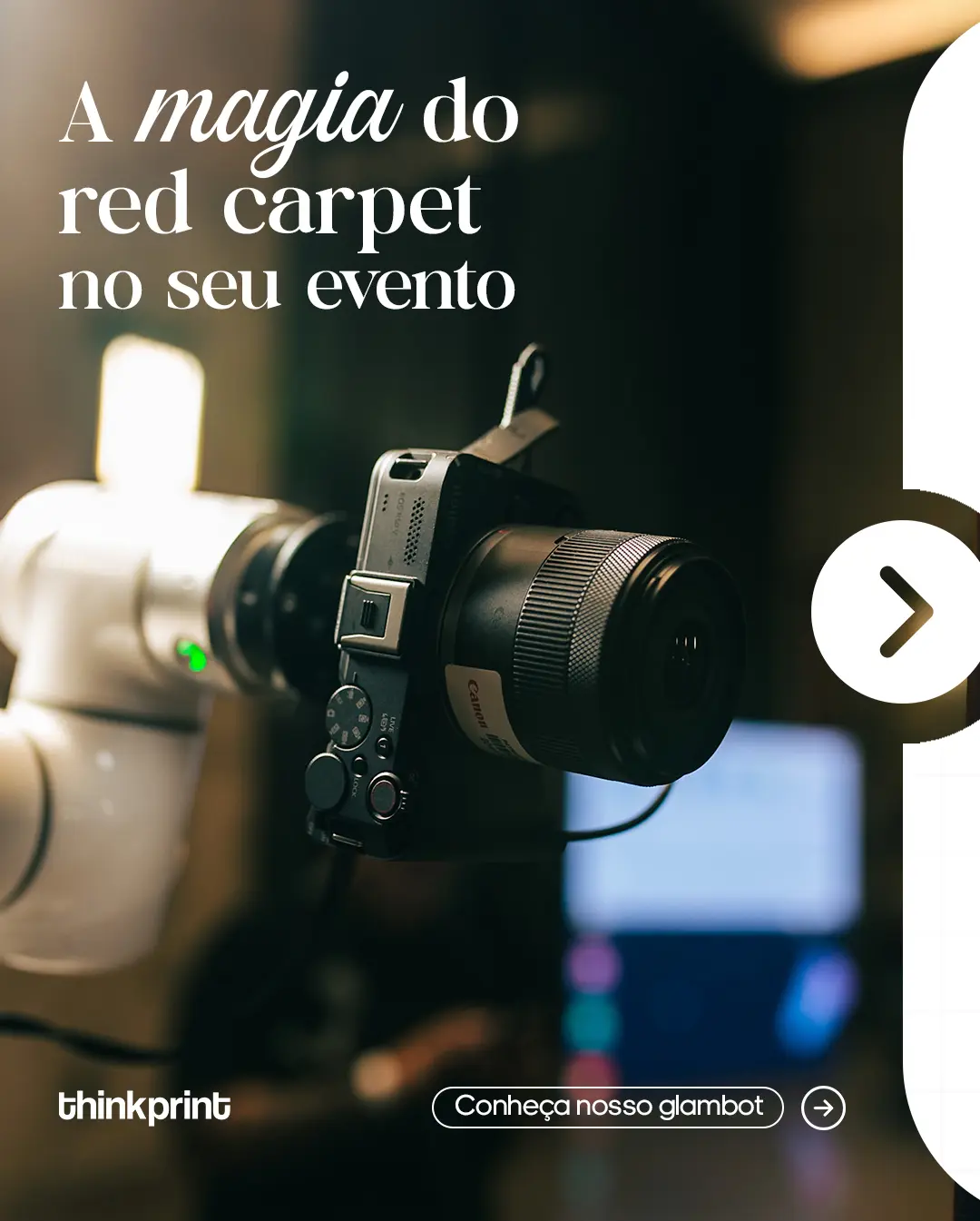 Glambot: A Magia do Red Carpet para Eventos Inesquecíveis