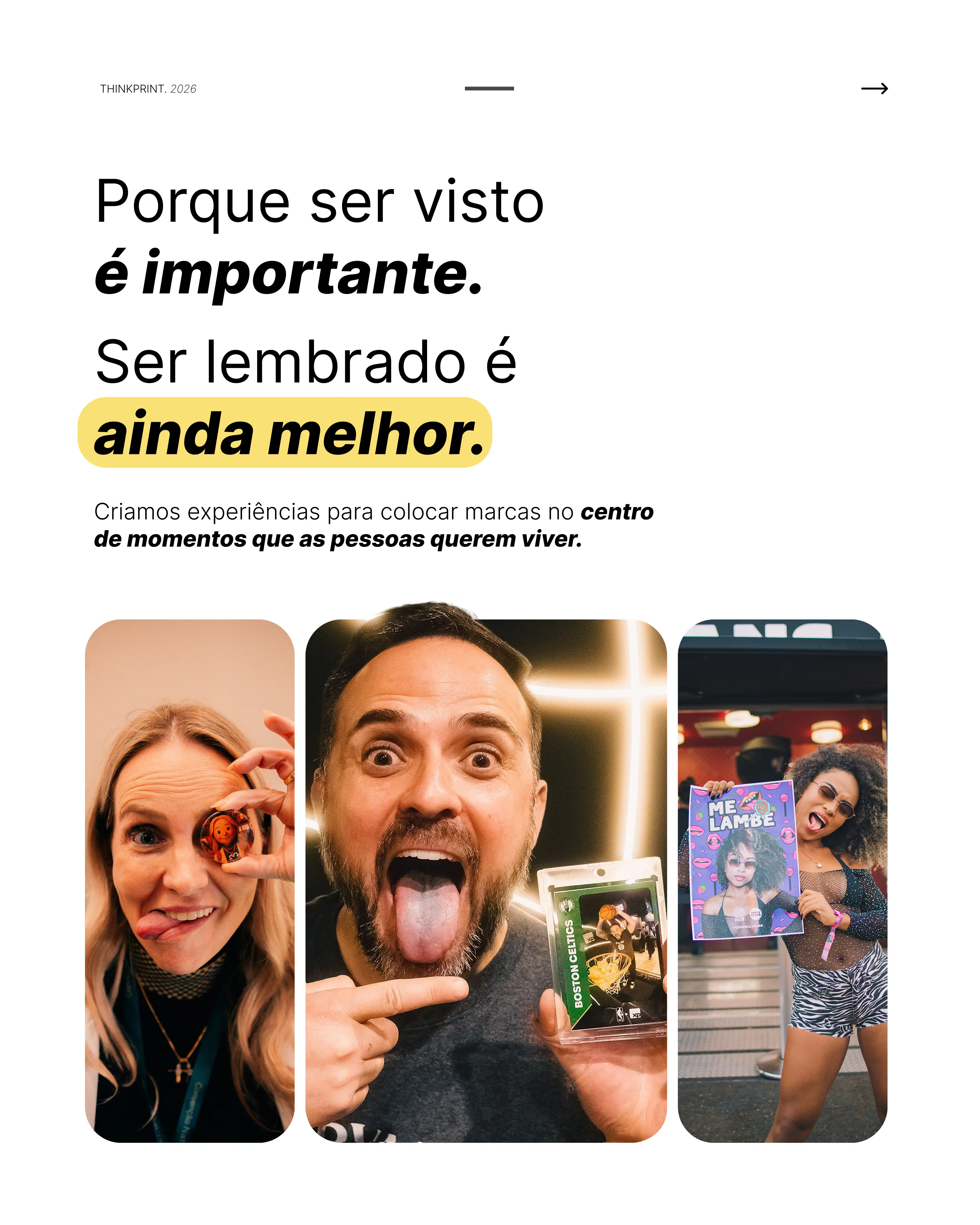 Além do Olhar: Como Experiências Interativas Transformam Eventos e Ativam Marcas com a ThinkPrintBrasil