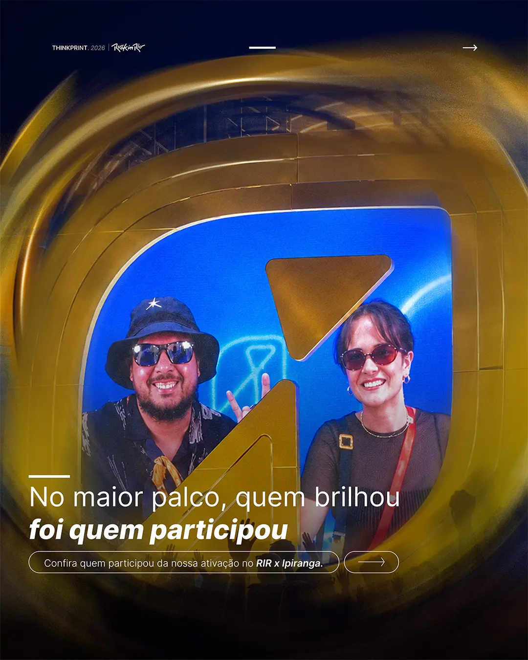 Ativação de Marca Memorável: Como a ThinkPrintBrasil Elevou a Ipiranga no Rock in Rio