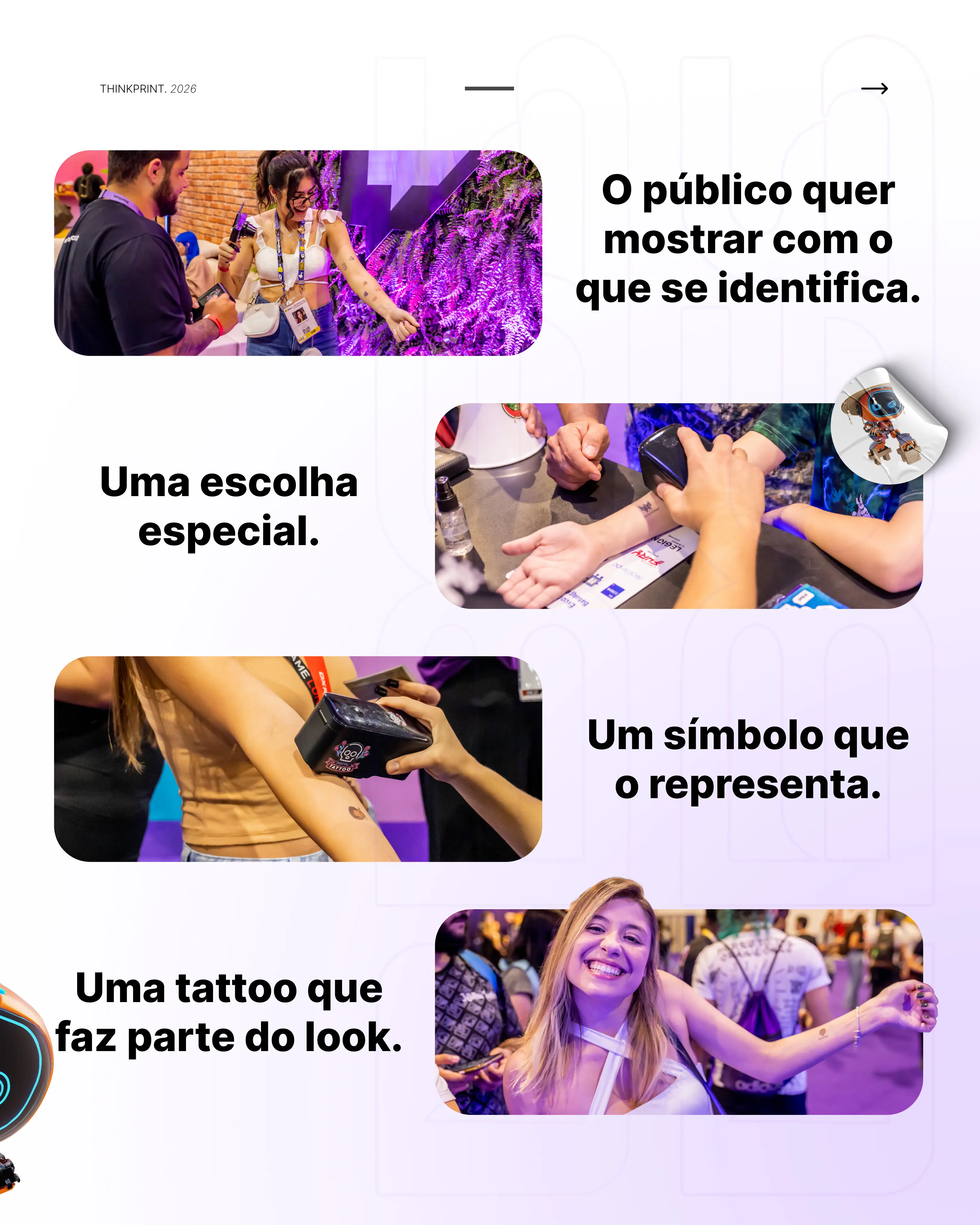 Digital Tattoo na BGS: Como a ThinkPrintBrasil Eleva a Ativação de Marca a um Novo Nível