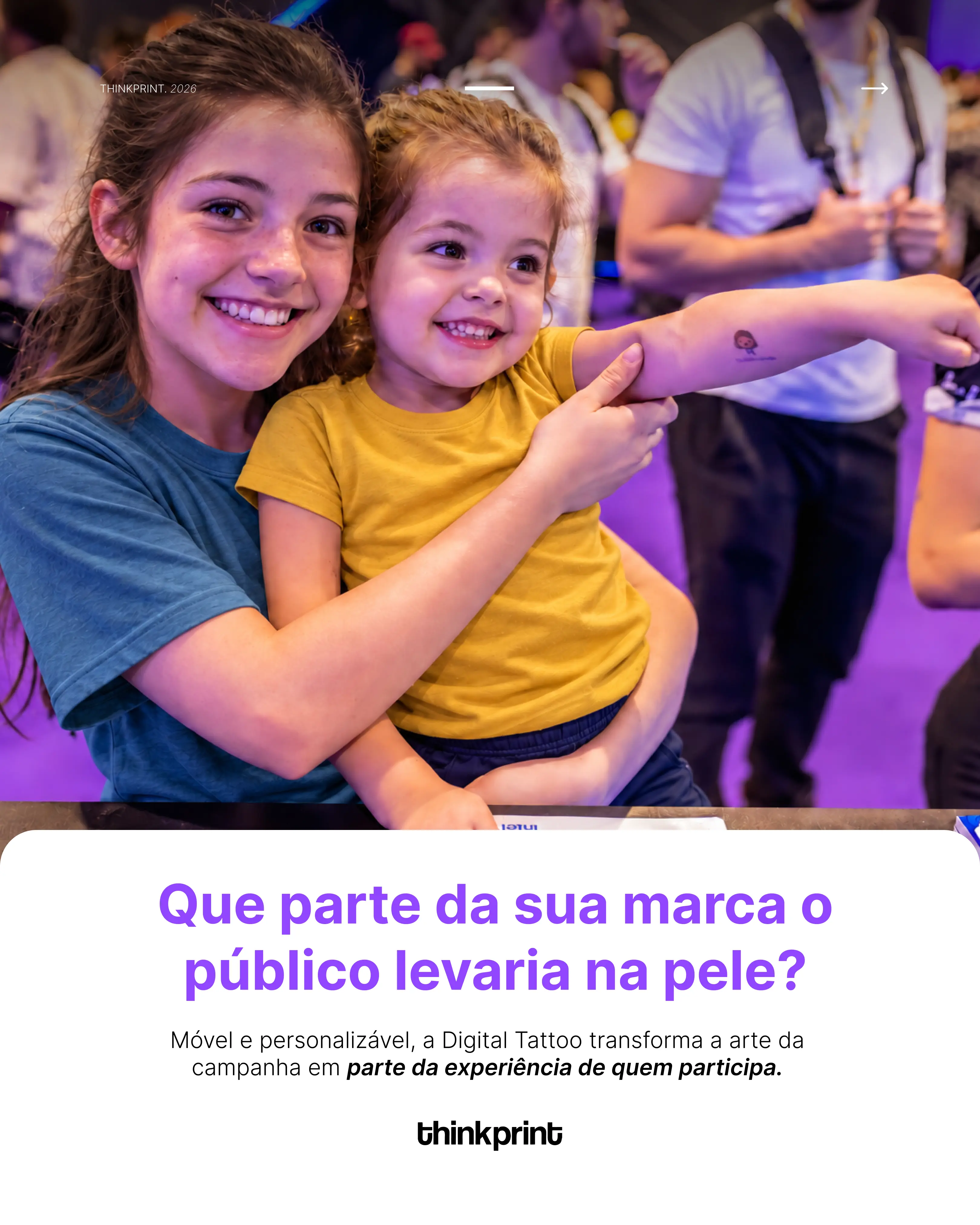 Digital Tattoo na BGS: Como a ThinkPrintBrasil Eleva a Ativação de Marca a um Novo Nível